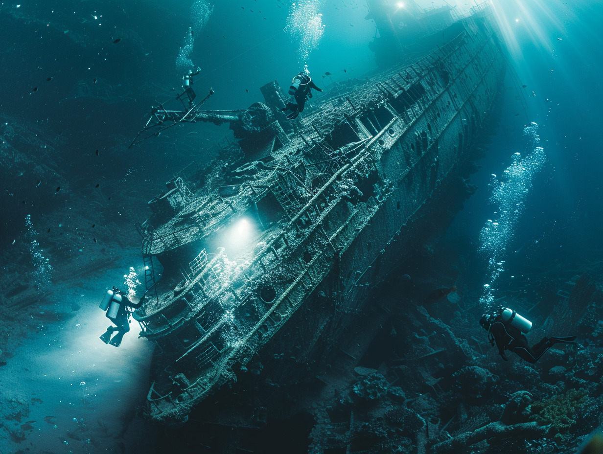 exploration épave uss johnston