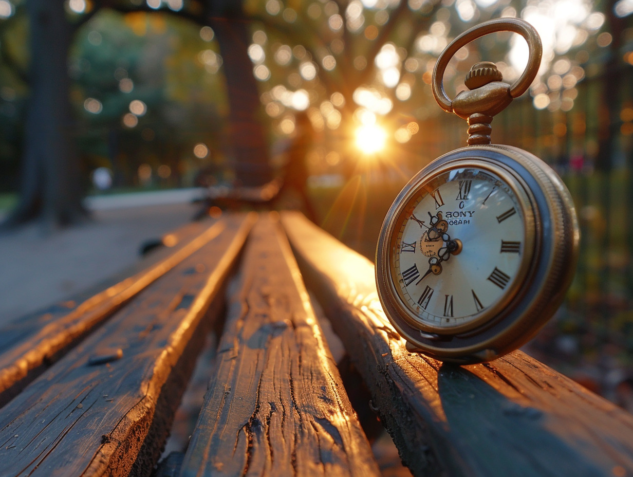 horloge  et  matin soir